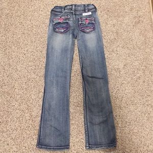 Girls Cowgirl Tuff Candy Bling Jeans size 8